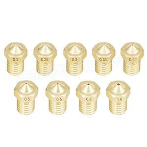 Meiyiu V5 V6 Copper 1.75mm Filament Threaded Brass 3D Printers Parts ...