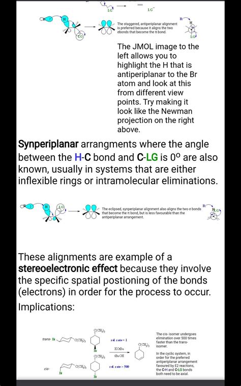What is syn and anti periplanar