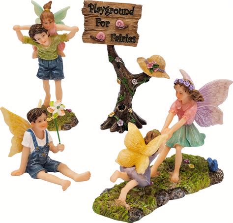 TERESA'S COLLECTIONS Garden Ornaments Outdoor, Miniature Fairies ...