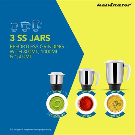 Kelvinator Fabulo KMG00150 500 W Mixer Grinder
