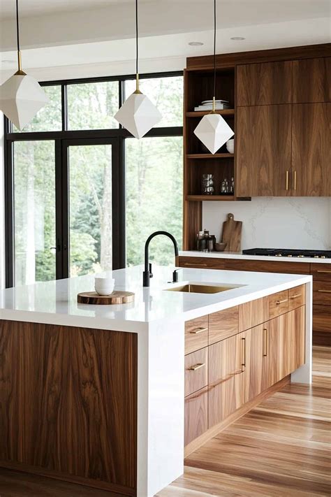 Walnut Cabinets Kitchen Ideas