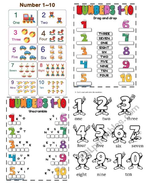 Math Numbers Worksheet PDF 的图像结果