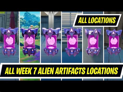 Image result for Alien Artifacts Fortnite Week 7