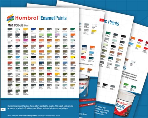Humbrol Model Paint Color Chart 的图像结果