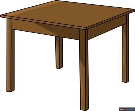 Image result for Simple Drawing of a Small Table