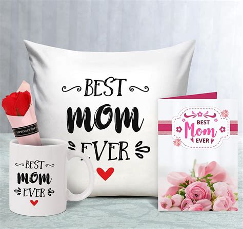 Buy TIED RIBBONS Mothers Day Hamper Pack - Printed Cushion with Filler ...
