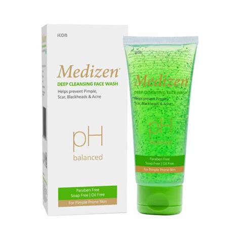 Buy MEDIZEN DEEP CLEANSING FACE WASH (100 ML - PACK OF 3) Online & Get ...