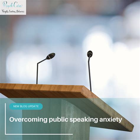 Overcoming public speaking anxiety – PsychCare