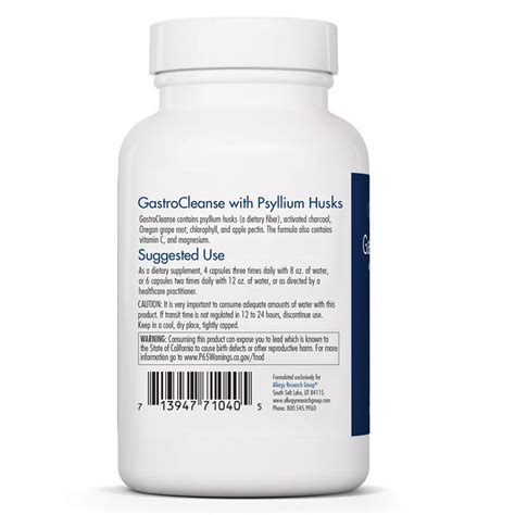 Allergy Research GastroCleanse - 100 vegcaps | Nutriessential