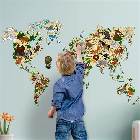 Easy World Map for Kids 的图像结果