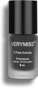 VERYMISS Premium Nail Polish-259 Black - Price in India, Buy VERYMISS ...