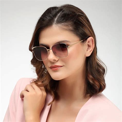 Velox | Brown Medium Full Rim Square Sunglasses for Women [UV-protecte