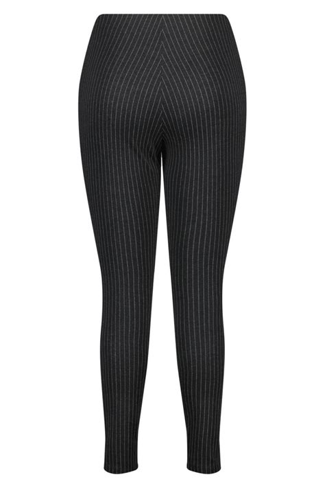 MS Mode Plus Size legging met krijtstreep zwart | wehkamp