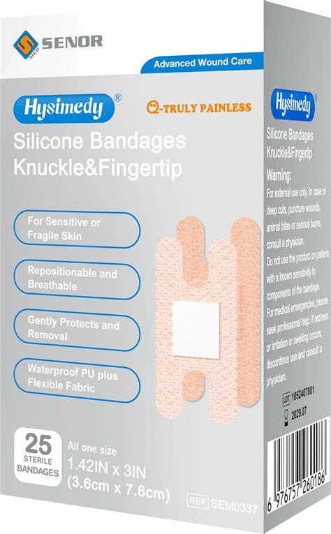 Amazon.com: Hysimedy Silicone Fingertip Bandages for Sensitive Skin ...