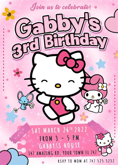 Hello Kitty Birthday Card Printable Free - Totally Free Printables