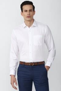 VAN HEUSEN Men Solid Formal White Shirt - Buy VAN HEUSEN Men Solid ...
