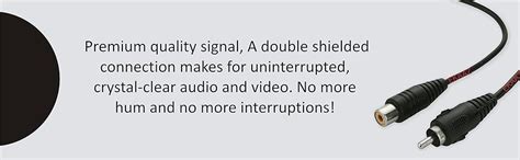 EKAAZ Audio Video Rca Extension Rca Cable Male To Female For Speaker ...