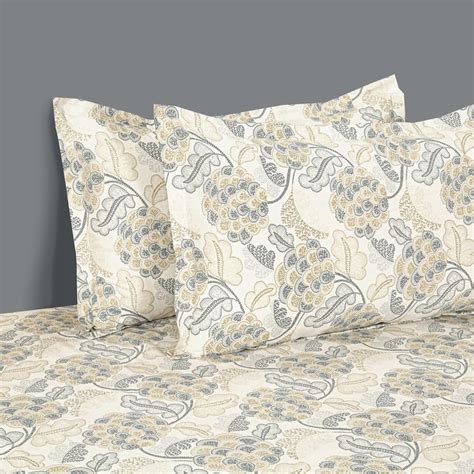 Buy SWAYAM Sugar Apple Dreams 160TC Queen Bedsheet Set from Swayam at ...