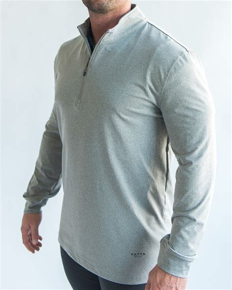 Grey Quarterzip Pullover. Butter-Soft Mens Quarter Zips. Only $49.95 ...