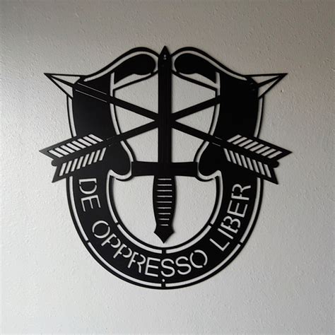 Special Forces, De Oppresso Liber Insignia, Badge , U.S. Army, Metal ...