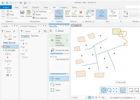 Image result for ArcGIS Pro Move Feature
