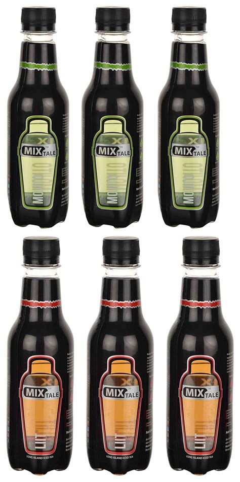 Mixtale Mojito & Liit Cocktail Mixers, 300 ml (Pack of 6) : Amazon.in ...