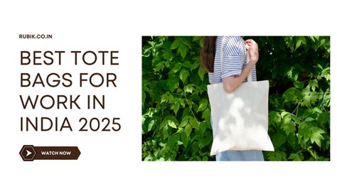 Best Tote Bags for Work in India 2025 | Stylish Office Totes by Rubik