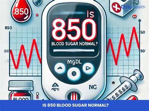 Is 850 Blood Sugar Normal? Expert Opinion
