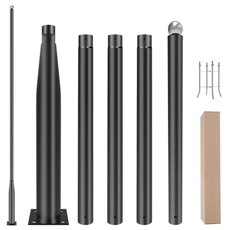 Buy Street Light Pole 16ft, Solar Street Lamp Post for Outdoor Lights ...