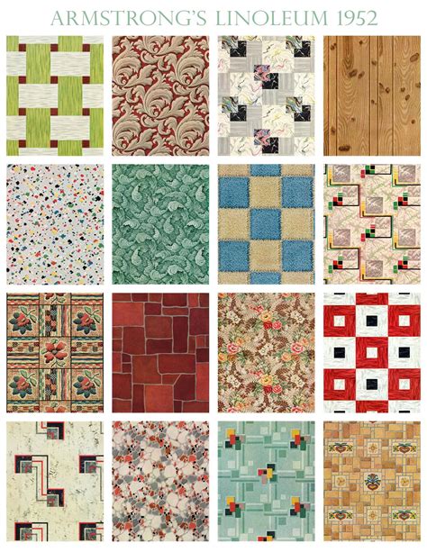 Vintage Linoleum Flooring Patterns - Pattern Inspiration Daily