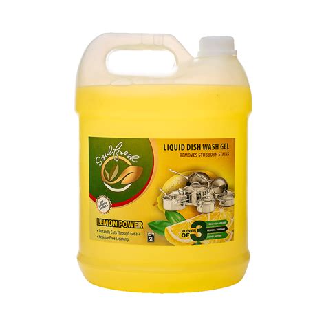 SOULFRESH Dish Wash Gel Lemon and Vinegar 5 ltr – Soulfresh