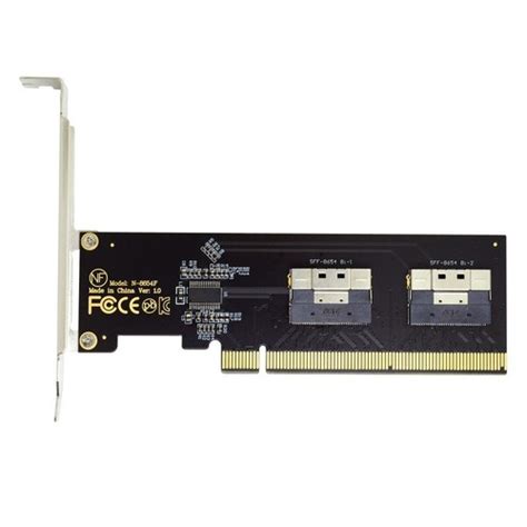 PCI Express PCIE 3.0 4.0 to Dual 2Ports Slimline SAS India | Ubuy