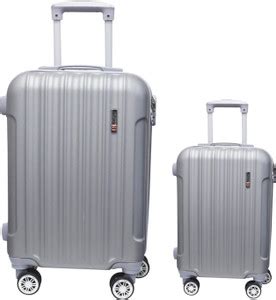 SWISS MILITARY Combo Pack of Unbreakable Polycarbonate Cabin and Check ...