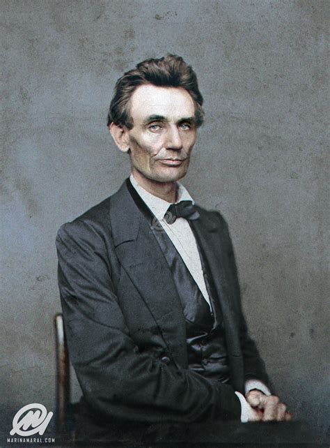 Abraham Lincoln Full Body In Color