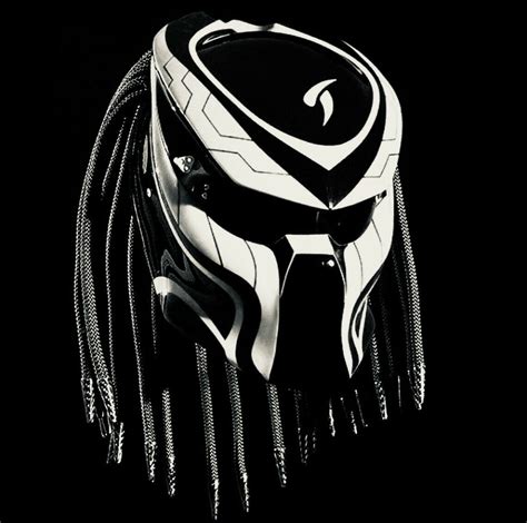 Image result for Custom Predator Motorcycle Helmet Gray Line