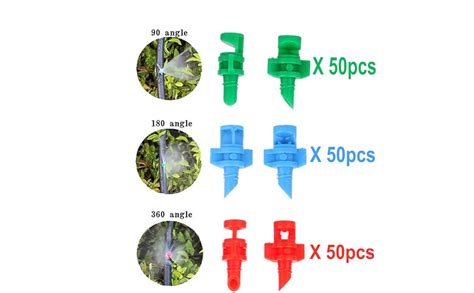 APPSTER 150pcs Water Spray Misting Nozzle Mini Sprinkler Sprayer Drip ...