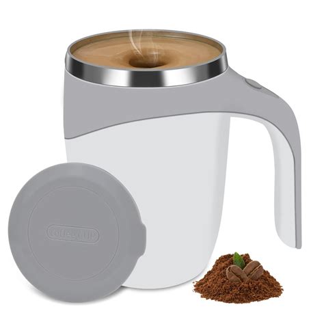 JELOVA Electric Magnetic Stirring Coffee Mug, Electric Mixing Mug ...