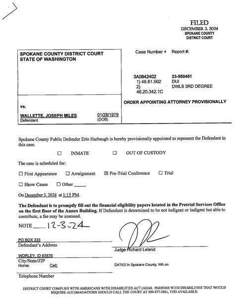 Spokane County Court Viewer