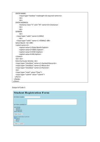 Image result for HTML Code Informax Code