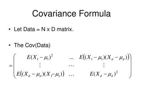 Image result for Covariance Matrix Example