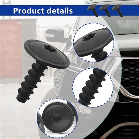 Buy 10pcs Screw Bolt Retainer Fender Liner Under Cover - N90974701 ...