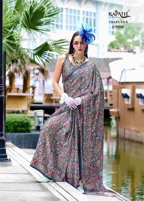 Rajpath Next Generation Ajrakh Printed Saree Collection