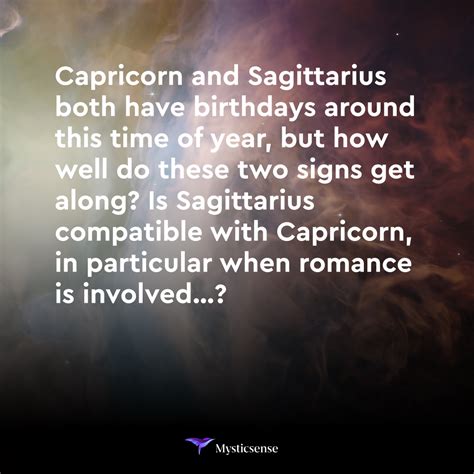 Capricorn and sagittarius compatibility – Artofit