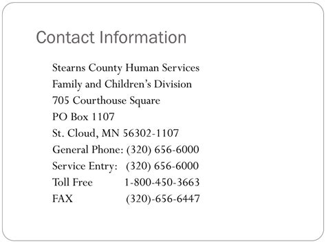 PPT - Stearns County Human Services PowerPoint Presentation, free ...