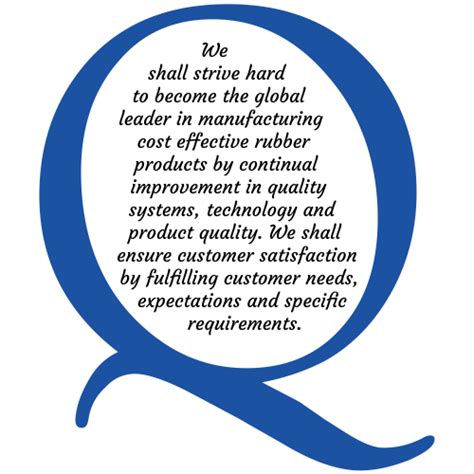 Jayashree Polymers - Quality Policy