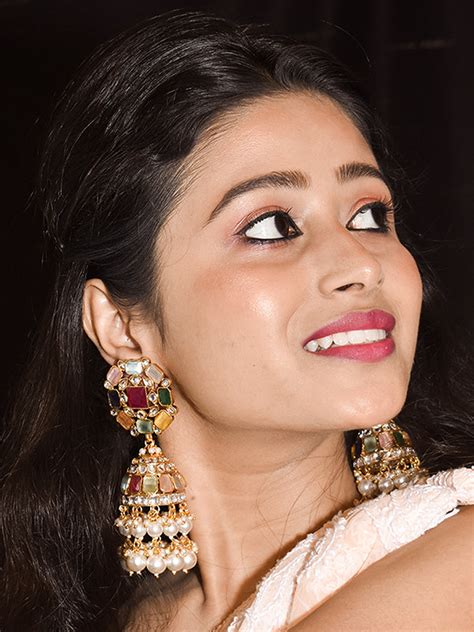 Party Wear Earrings – Peach Tassels