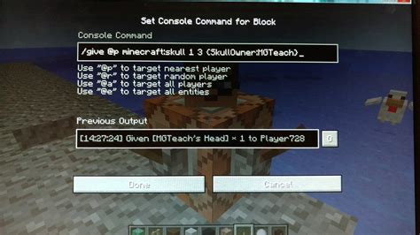 Image result for Command to Get Your Head in Minecraft Java