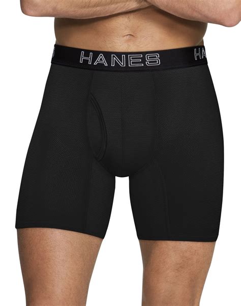 Men's Hanes UWBBB4 Ultimate ComfortFlex Fit Boxer Briefs - 4 Pack ...