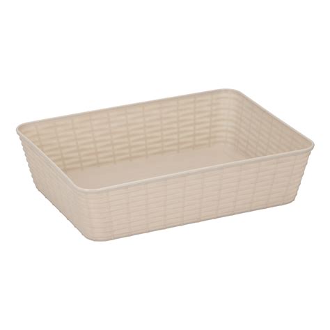 Panier de rangement 25 x 19 x 6.4 cm blanc | Gonser.ch | Magasin en ...