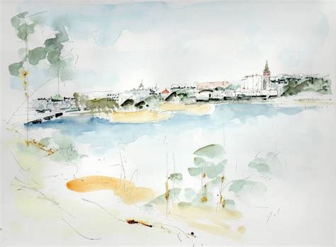 Töölönlahti Helsinki Painting by Axel Taegen | Saatchi Art